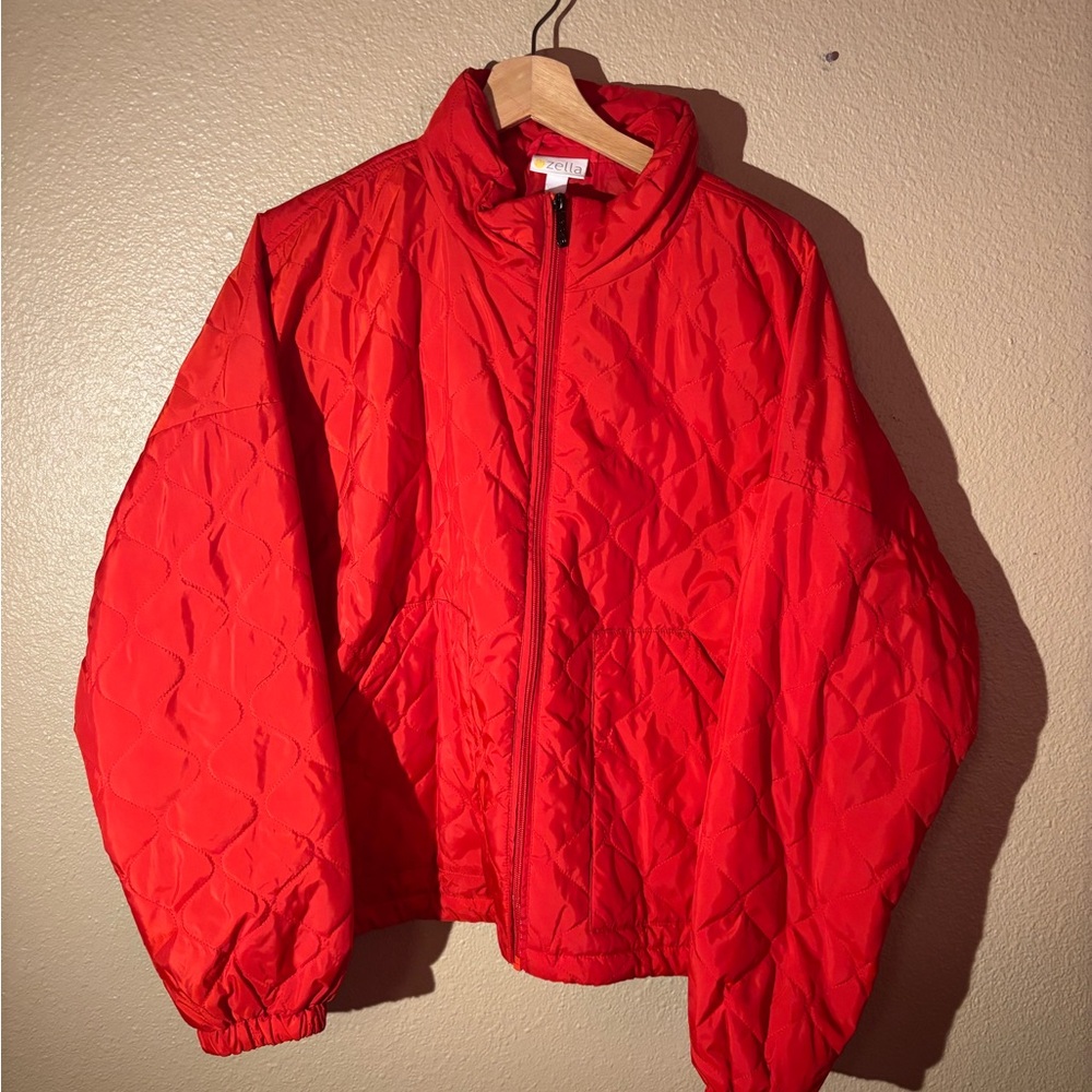 Zella Vibrant Red Jacket - Picture 3 of 6